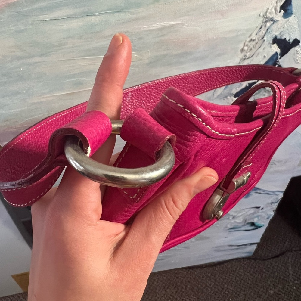 Burberry handbag clutch, 90s Y2K vintage. Perfect condition, 100% authentic - Picture 6 of 7
